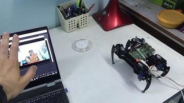 Quadruped Robot Hand Gesture Control
