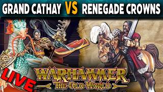 Grand Cathay Jade Fleet VS Renegade Crowns  - Warhammer The Old World Live Battle Report