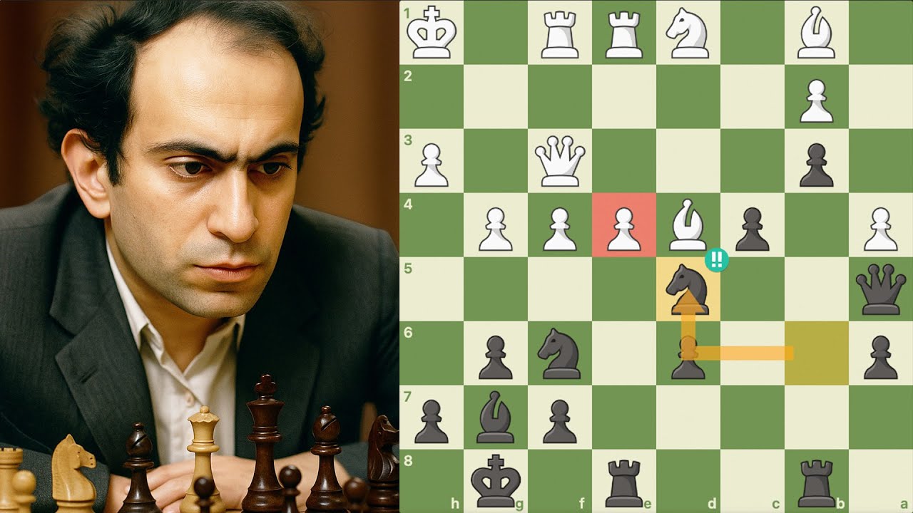 🔥 O Show do Mago! Mikhail Tal Faz Magia no Tabuleiro