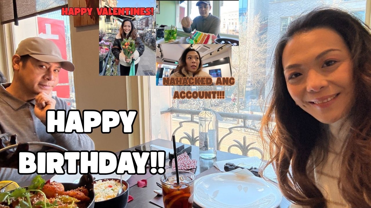HAPPY PUSO DAY! /BIRTHDAY NI BOB / NAHACKED ANG ACCOUNT!! -FILIPINA IN AMSTERDAM 4K
