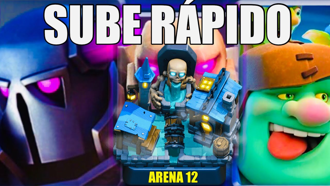 MEJORES MAZOS PARA ARENA 12 SIN LEGENDARIAS CLASH ROYALE 2024🏆 MEJOR