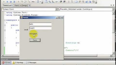C# Tutorials In Tamil  Part - 03 TextBox Control and Label Control - Conti