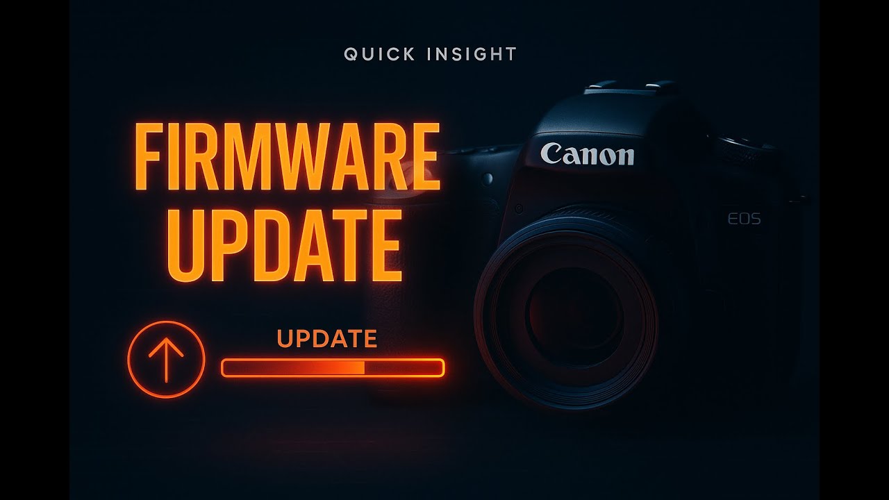 Canon Firmware update تحديث نظام تشغيل كاميرات الكانون YouTube