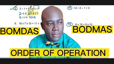 Order of Operation: BOMDAS#dellymathsconcepts #cxcmaths #grade8math