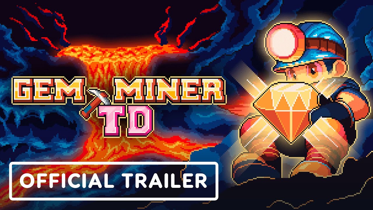 Gem Miner TD – Official Release Date Announcement Trailer