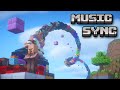 I Synchronized my Minecraft World to Music (MODDED for new effects!)