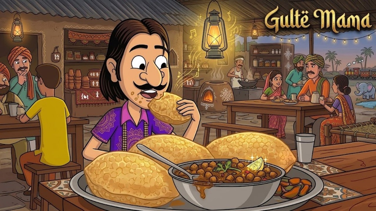 গুল্টে মামা ধাবায় একাই খেলেন ৫০টা ছোলে-ভাটুরে | Gulte Mama NewEpisode ...