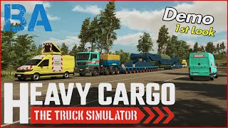 Heavy Cargo Simulator DEMO - 1st Look - New Trucking Simulator