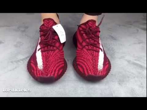 red wine zebra yeezy