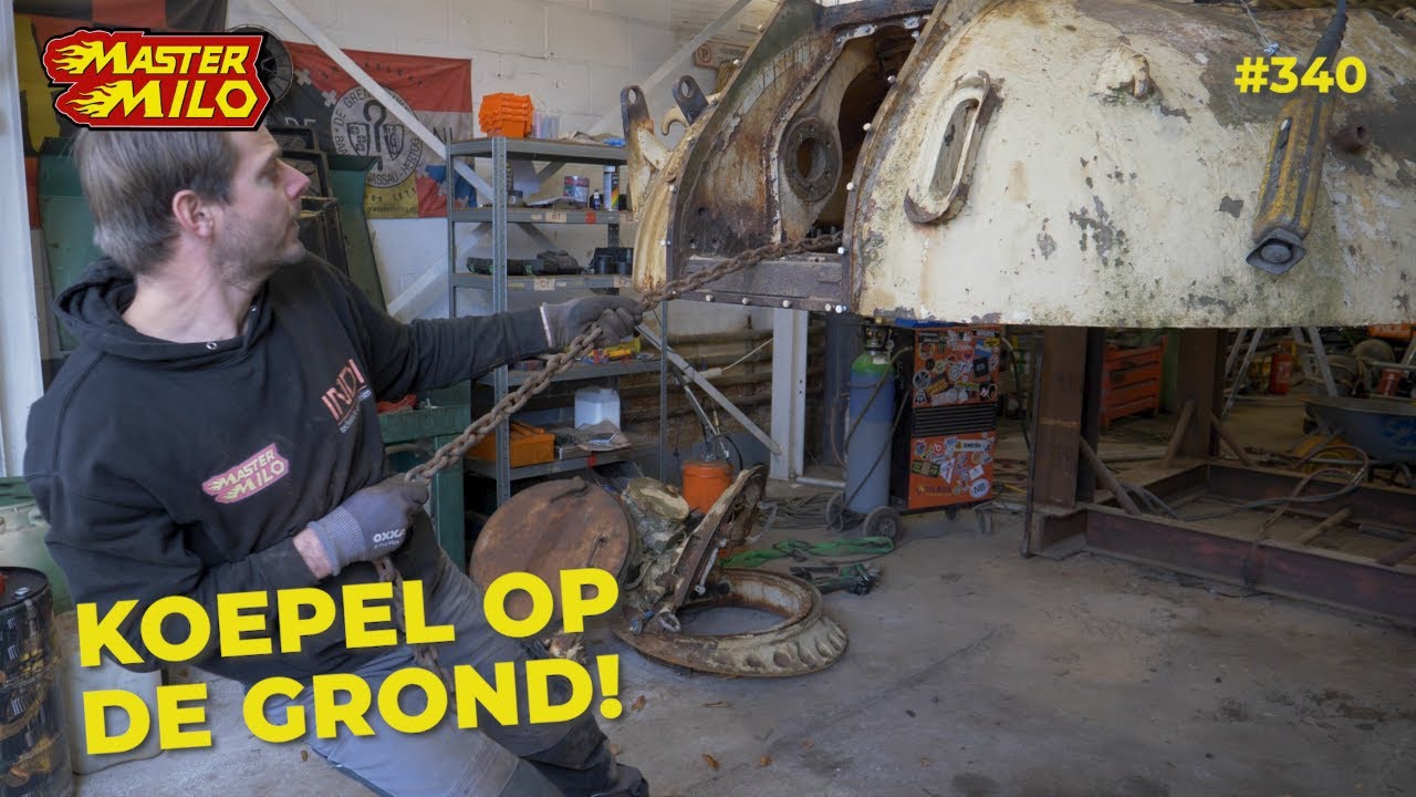 Kan de bovenloopkraan de koepel hijsen? #340