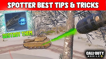 *NEW* SPOTTER CLASS BEST TIPS & TRICKS COD MOBILE | HOW TO USE SPOTTER BR CLASS COMPLETE GUIDE CODM