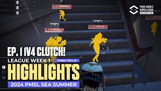 1v2 YO2 ADIKBOY KEKAL TENANG! 🙌 Week 1 | Weekly Highlights PMSL SEA SUMMER 2024