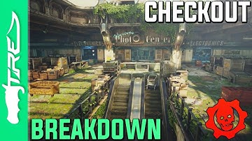 Gears of War 4 "CHECKOUT" Multiplayer Map Gameplay BREAKDOWN (Gears of War 4 Checkout)