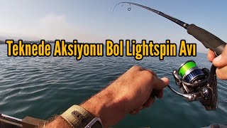 Lightspin ile Bol Aksiyonlu Tekne Avı | Melanur - Liça - Tral #lrf #lightspin #mediterranean