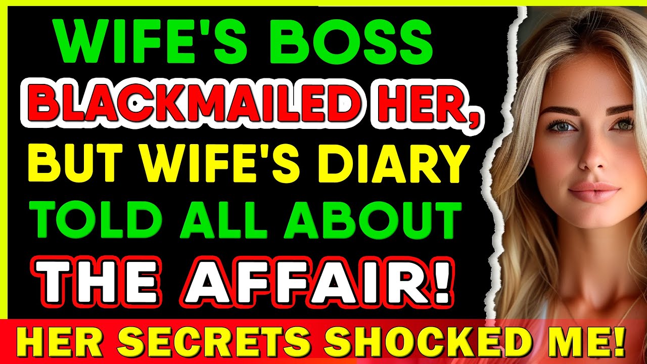 WIFE'S BOSS BLACKMAILED HER, BUT WIFE'S DIARY TOLD ALL ABOUT THE AFFAIR