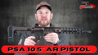 PSA AR Pistol Review - PSA 10.5' 5.56 NATO in Stock!
