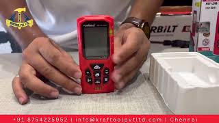 Powerbilt Laser Distance Meter PBT-LDM-100mtr | Digital Laser Measure BY KRAFTOOL PRIVATE LIMITED
