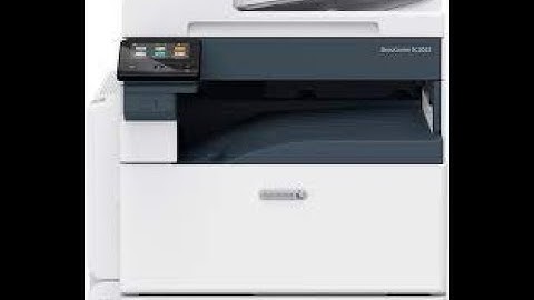 Fuji Xerox SC2022 Yellow Developer Initialization