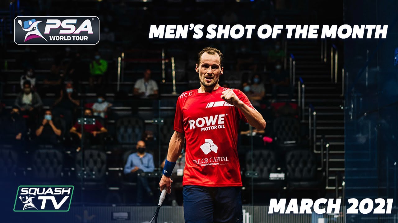 Squash: Shot of the Month - March 2021 - Men