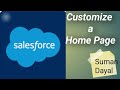 How can we customize a Home Page