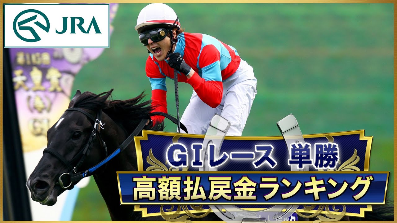 【大金星】GⅠレース・単勝高額払戻金ランキング | JRA公式