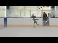 6 year old GB figure skater first Axel landed in competition New York mid Atlantic championships