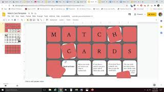 Google Interactive Slides: Match Cards Tutorial screenshot 5