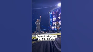 Thumbnail of Beyoncé Brings out Jay Z in Atlanta to perform crazy in Love Live Concert and kiss cowboy carter LA