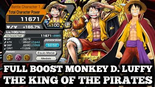 FULL BOOST MONKEY D. LUFFY THE KING OF THE PIRATES GAMEPLAY | ONE PIECE BOUNTY RUSH | OPBR screenshot 1