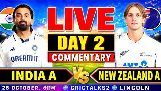 🔴 Live: India A vs New Zealand A, Day 2, 1st Test | 2026 | Cricket Match Today Score & Commentary