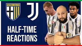 Parma Juventus Haltf Time Reactions Need To Win