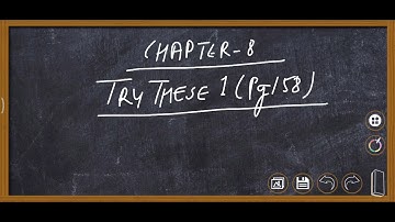 Chapter 8 Try these 1(pg 158) Class 7 Maths NCERT