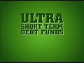 What are ultra short term debt funds  term buster  franklin templeton india