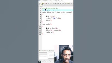 Understand recursion with a simple Fibonacci sequence program in C #coding #cprogramming #recursion