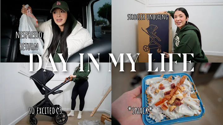 day in my life: unboxing our new stroller costco r...