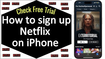 How to Sign up for Netflix on the iPhone: Free for 30 Days [2025] Create a Netflix Account on iPhone