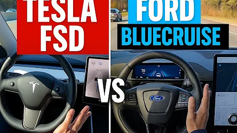 Ford Mach-e BlueCruise - how it works and comparison to Tesla FSD