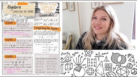 GCSE (Years 10 & 11) Maths Help - Algebra Section 10 Completing The Square