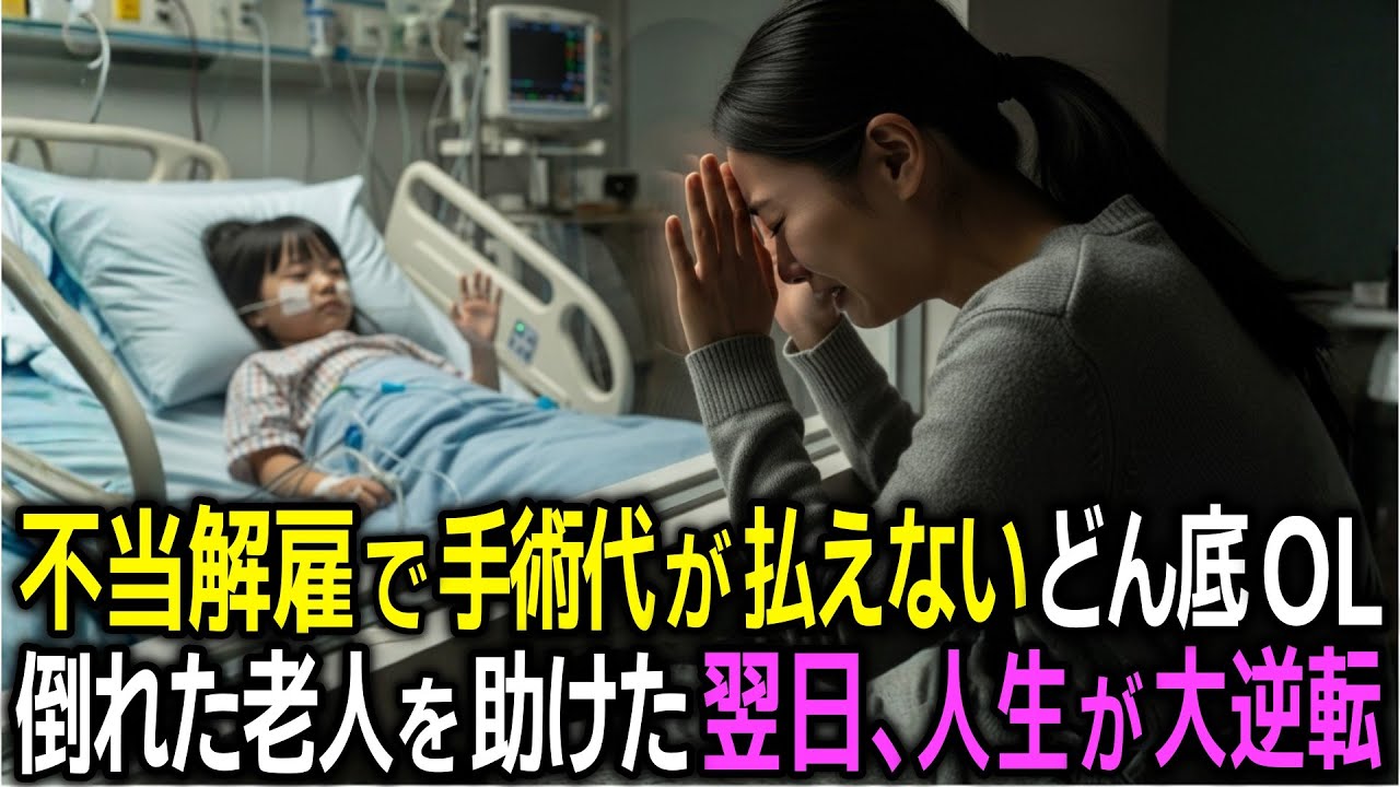 不当解雇されて妹の手術代が足りない28歳OL--どん底で老人を助けた翌日、人生全てがひっくり返ることに