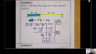 Geo Thursday 8/19 Notes - 1.2 Segment and Angle Addition Postulates Notes