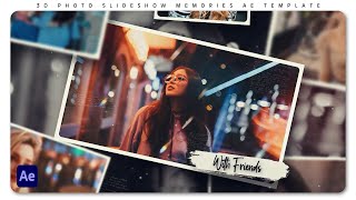 3D Photo Slideshow Memories - After Effects Template | Free Download | Templates for Creators