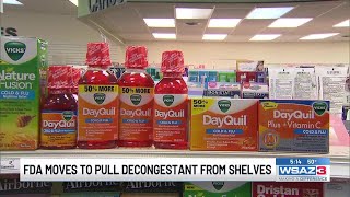FDA moves to pull decongestant from shelves