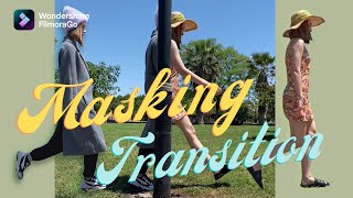 How to make a hot TikTok outfit transition with masking [ FilmoraGo Tutorial ] screenshot 3