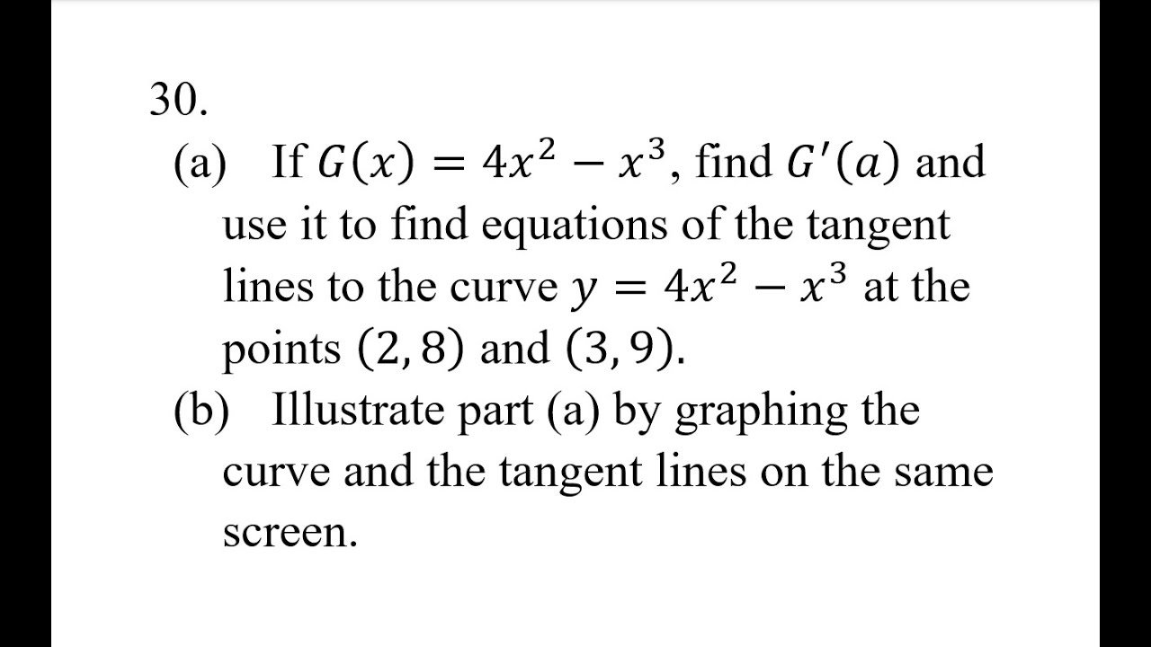 30-a-if-g-x-4x-2-x-3-find-g-a-and-use-it-to-find-equations-of