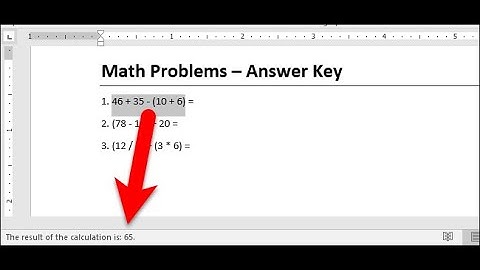 How to Insert Equations Numbers in Word or How to write Mathematical Equations/Expressions/Formulas