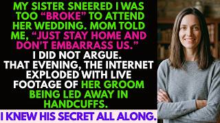 My Sister Banned Me From Her Wedding For Being “Broke”—Then The Groom’s Arrest Went Viral… screenshot 5