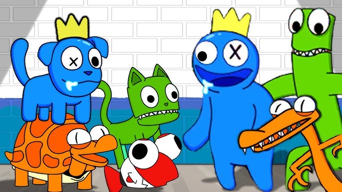 RAINBOW FRIENDS but BLUE STEALS RED'S GIRLFRIEND! Sad Origin Story  Animation by GameToons 