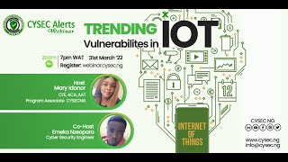 Trending Vulnerabilities in IoT