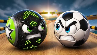 🔥 Going Ball – ANGRY BALL BATTLE! ⚽😡 Black Ball vs White Ball | Epic Challenge screenshot 5