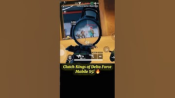 INSANE Delta Force S5 Clutches You NEED to See! 😱 #shorts #deltaforce #callofduty #pubgmobile